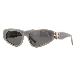 A0614Z New BALENCIAGA Grey Cat Eye BB00956S 015 Sunglasses Women
